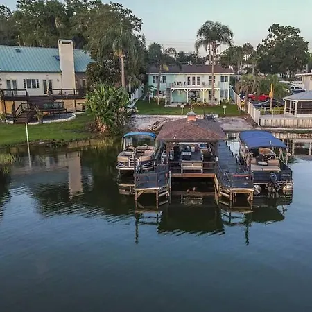 Lakefront Duplex With Pontoon Boat 2 Bedroom Home Mount Dora Extérieur photo